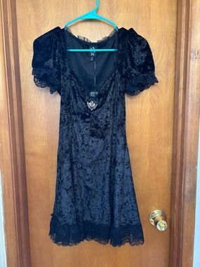Dolls Kill Grave Girls Velvet Dress